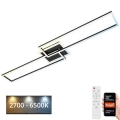 Briloner 3538-015 - Lámpara araña LED regulable FRAME 2xLED/20W/230V 2700-6500K Wi-Fi Tuya + control remoto
