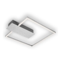 Briloner 3544-018 - Plafón LED regulable NICO LED/12W/230V cromo mate