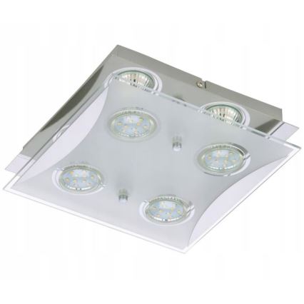 Briloner 3572-048 - Plafón LED FLASH 4xGU10/3W/230V
