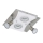 Briloner 3582-042 - Lámpara de techo LED RIPOSO 2xLED/5W/230V + 2xGU10/3W