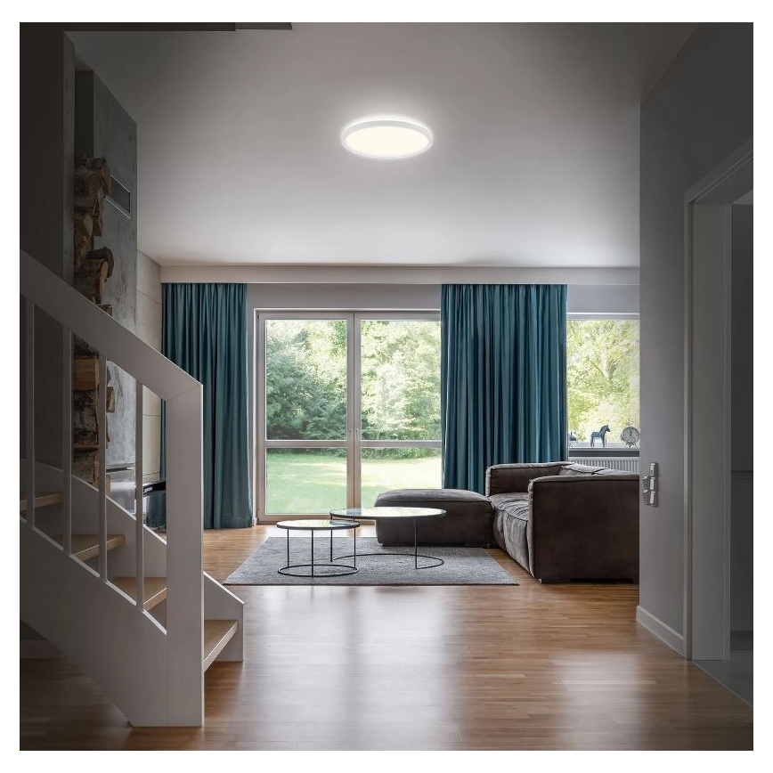 Briloner 3642-416 - Plafón LED de baño SLIM LED/19W/230V IP44 blanco