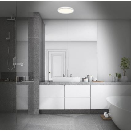 Briloner 3642-416 - Plafón LED de baño SLIM LED/19W/230V IP44 blanco