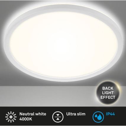 Briloner 3642-416 - Plafón LED de baño SLIM LED/19W/230V IP44 blanco