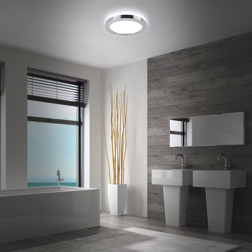 Briloner 3673-018 - Plafón LED de baño SPLASH LED/28W/230V diá. 41 cm