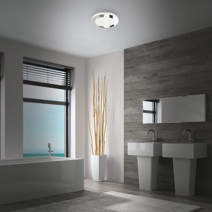 Briloner 3693-018 - Plafón LED de baño LED/15W/230V IP44 4000K diá. 28 cm