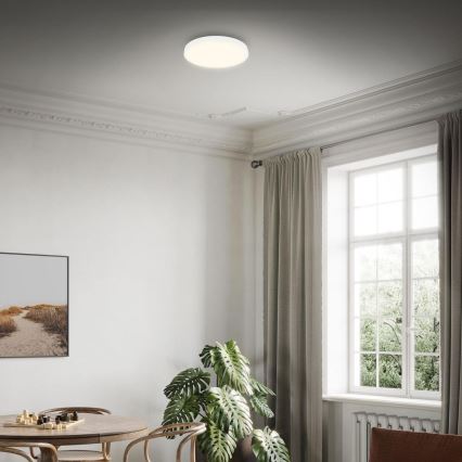 Briloner 3700-016 - Plafón LED RUNA LED/16W/230V 3000K diá. 28 cm blanco
