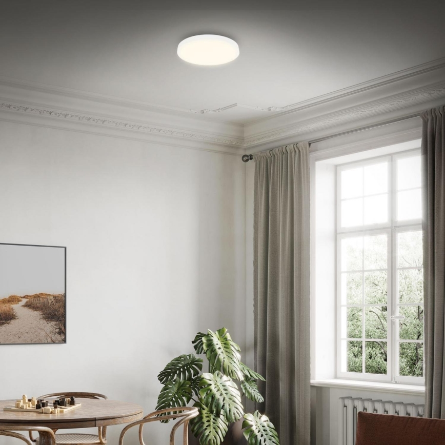 Briloner 3700-016 - Plafón LED RUNA LED/16W/230V 3000K diá. 28 cm blanco
