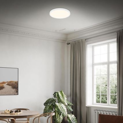 Briloner 3703-016 - Plafón LED RUNA LED/24W/230V 3000K diá. 38 cm blanco