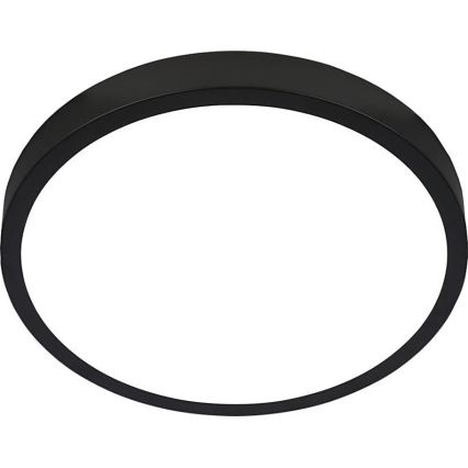 Briloner 3709-015 - Plafón LED RGBW regulable LED/22W/230V 4000K diá. 38 cm negro + control remoto