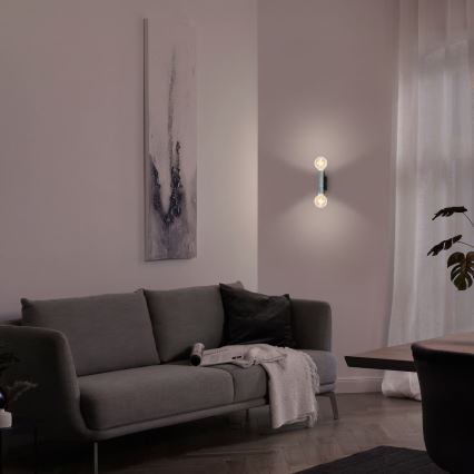 Briloner 3710-024 - Aplique de pared RETRO 2xE27/10W/230V