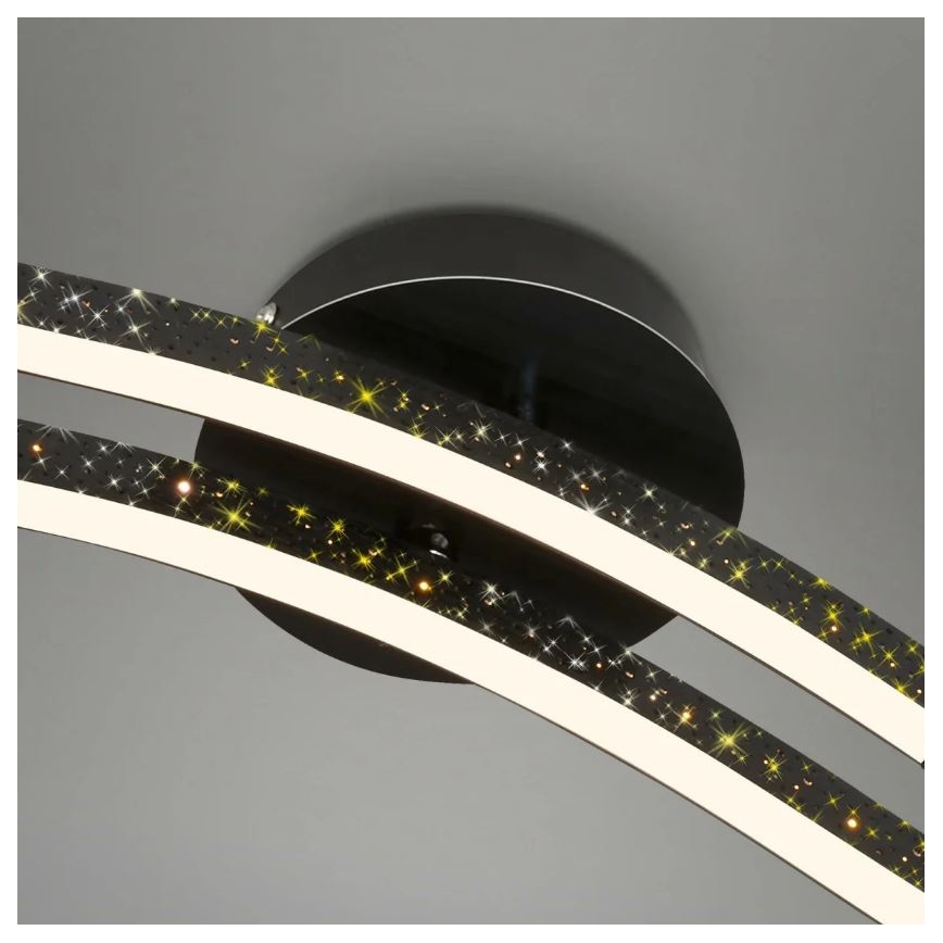 Briloner 3718-025 - Lámpara de techo LED REY 2xLED/6W/230V negro