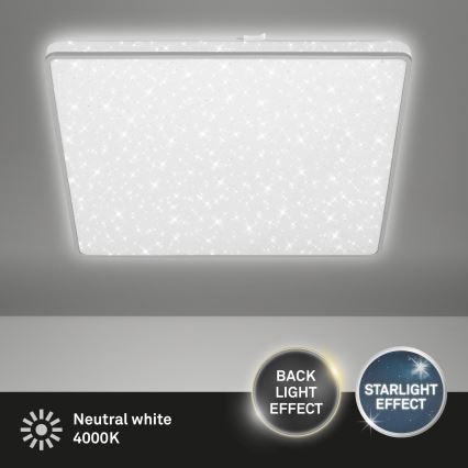 Briloner 3749-414 - Plafón LED LINO LED/24W/230V cromo mate