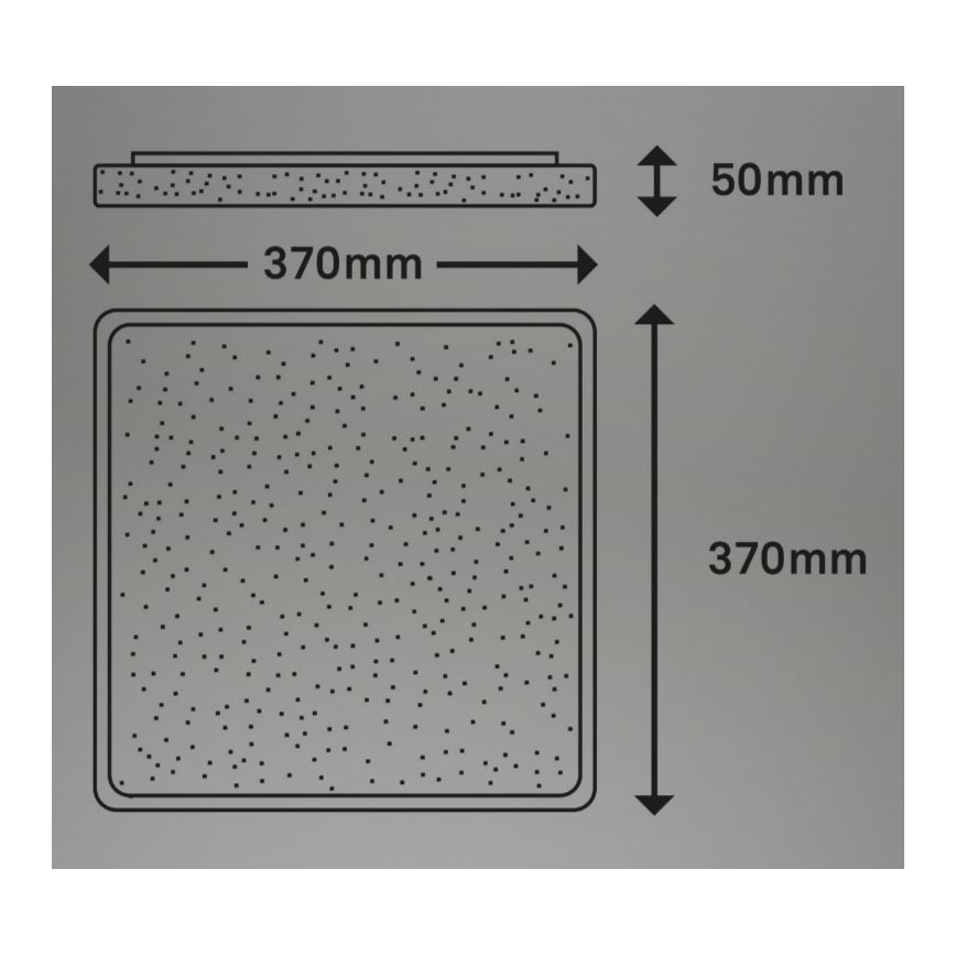 Briloner 3749-414 - Plafón LED LINO LED/24W/230V cromo mate