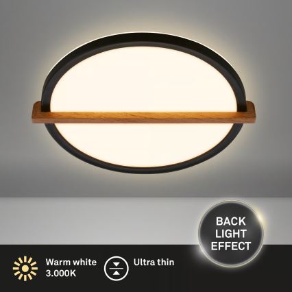 Briloner 3844015 - Luminaria de techo LED/18W/230V Ø 31,5 cm