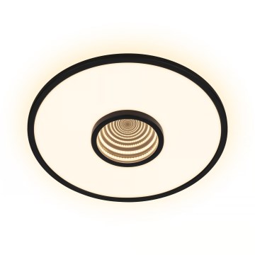 Briloner 3847015 - Lámpara de techo LED TORO LED/18W/230V Ø 42 cm negra