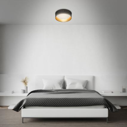 Briloner 3882-015 - Plafón LED MAILA STARRY LED/18W/230V negro/dorado
