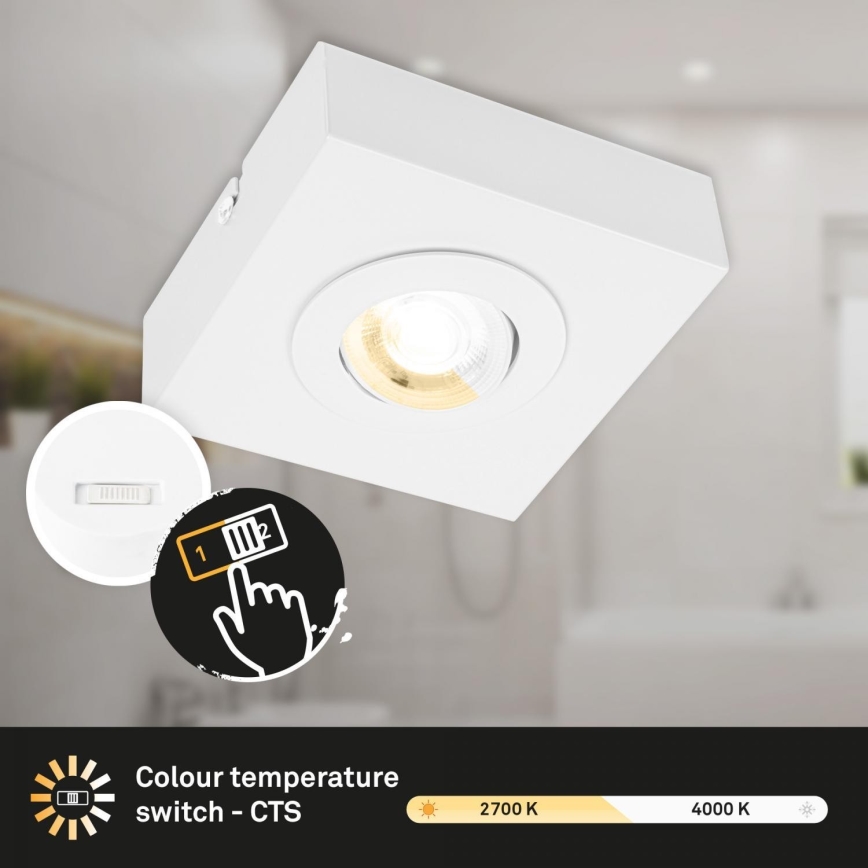 Briloner 3996016 - Foco LED CTS LED/4W/230V 2700/4000K blanco