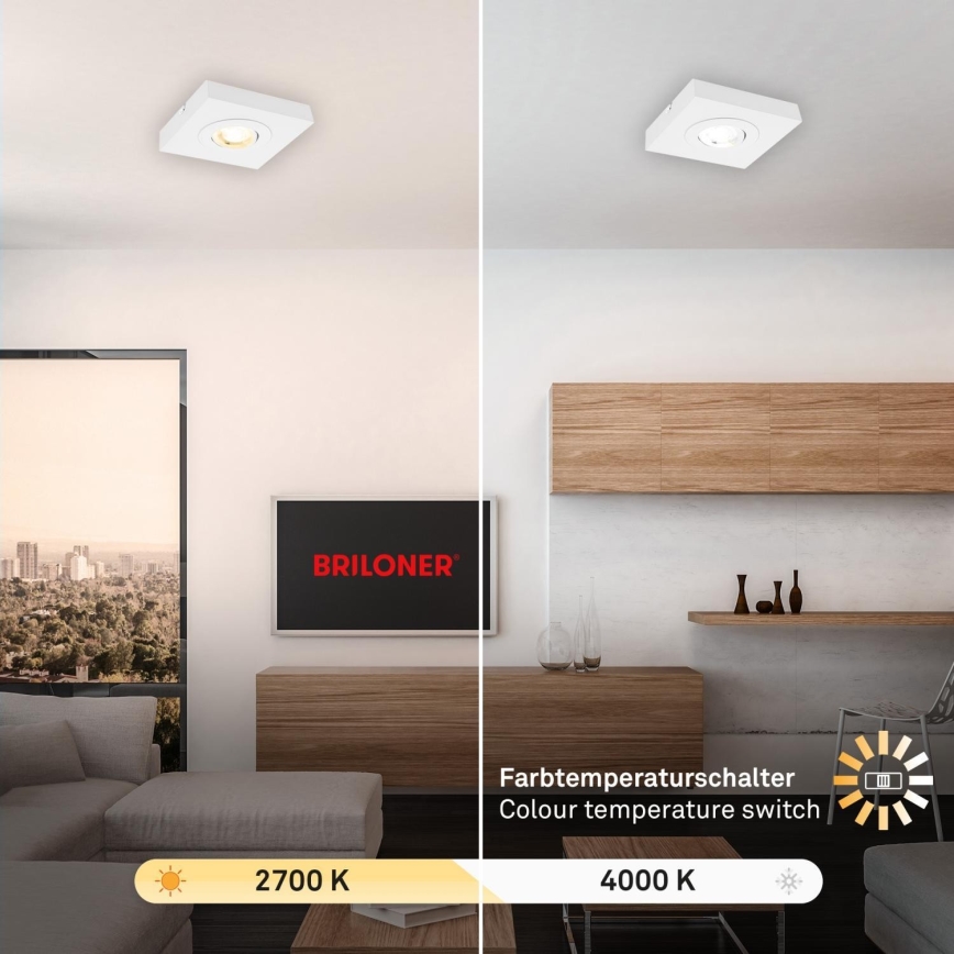Briloner 3996016 - Foco LED CTS LED/4W/230V 2700/4000K blanco