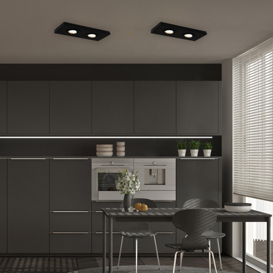 Briloner 3996025 - Foco LED CTS 2xLED/4W/230V 2700/4000K negro