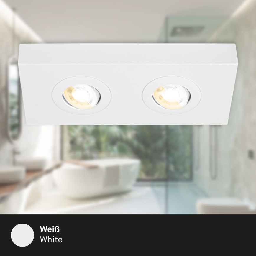 Briloner 3996026 - Foco LED CTS 2xLED/4W/230V 2700/4000K blanco