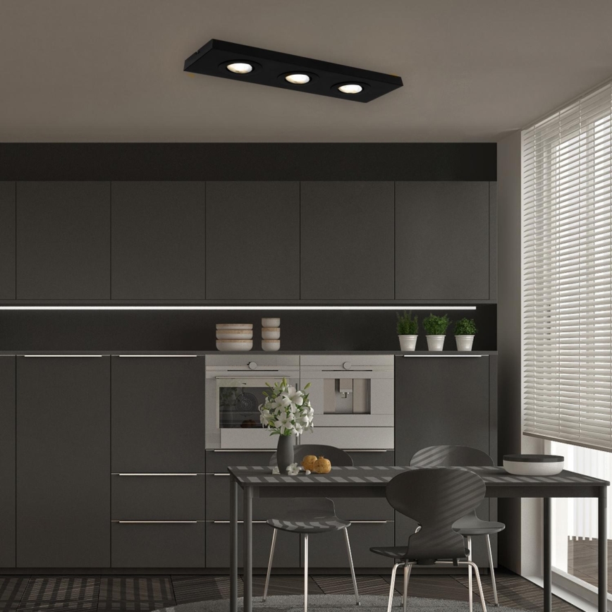 Briloner 3996035 - Foco LED CTS 3xLED/4W/230V 2700/4000K negro