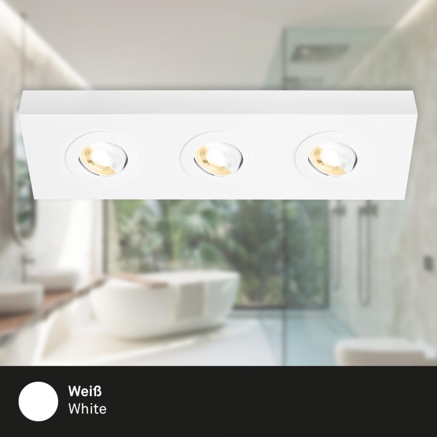 Briloner 3996036 - Foco LED CTS 3xLED/4W/230V 2700/4000K blanco