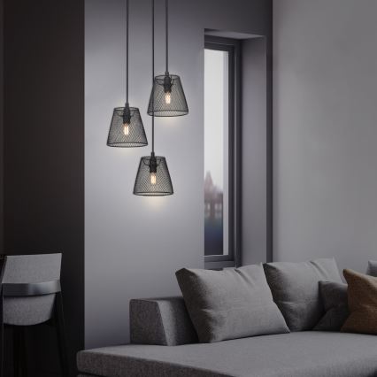 Briloner 4074-035 - Lámpara colgante TAUNUS 3xE14/40W/230V árbol de caucho