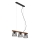 Briloner 4077-035 - Lámpara colgante WOOD & STYLE 3xE14/25W/230V árbol de caucho