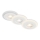 Briloner 7039036 - Juego de 3 downlights empotrados para baño 3xLED/5W/230V IP44 blanco