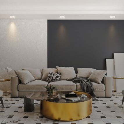 Briloner 7039036 - Juego de 3 downlights empotrados para baño 3xLED/5W/230V IP44 blanco