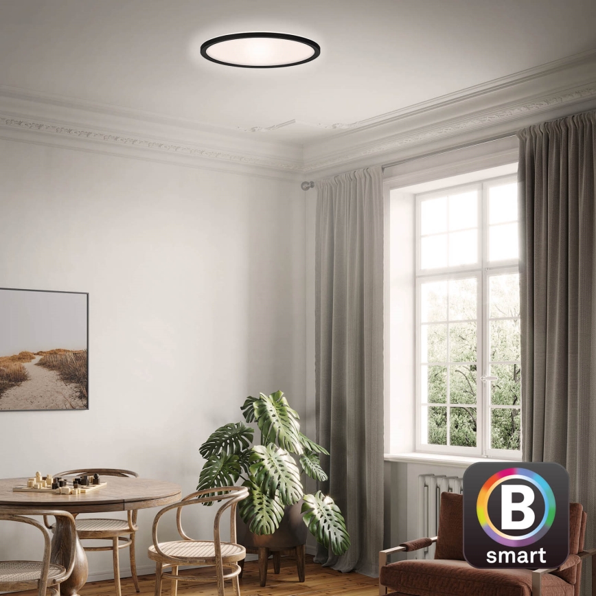 Briloner 7058-015 - Lámpara LED regulable SLIM LED/18W/230V 2700-6500K Wi-Fi Tuya + control remoto