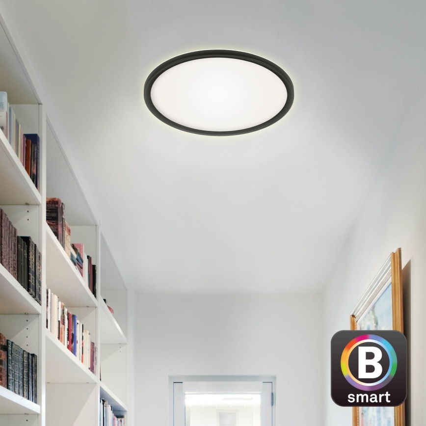 Briloner 7058-015 - Lámpara LED regulable SLIM LED/18W/230V 2700-6500K Wi-Fi Tuya + control remoto