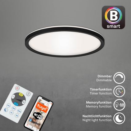 Briloner 7058-015 - Lámpara LED regulable SLIM LED/18W/230V 2700-6500K Wi-Fi Tuya + control remoto