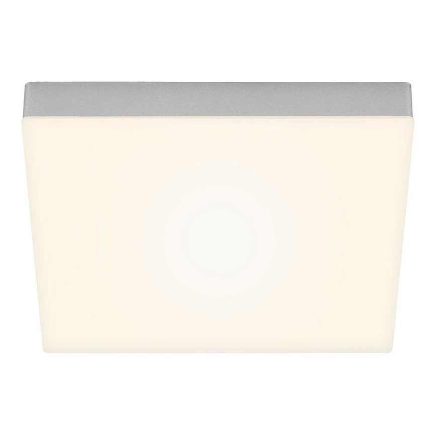 Briloner 7071-014 - Plafón LED FLAME LED/21W/230V 3000K 28,7x28,7 cm plata