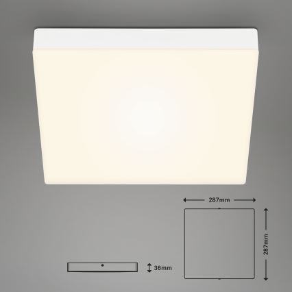 Briloner 7071016 - Plafón LED FLAME LED/21W/230V blanco