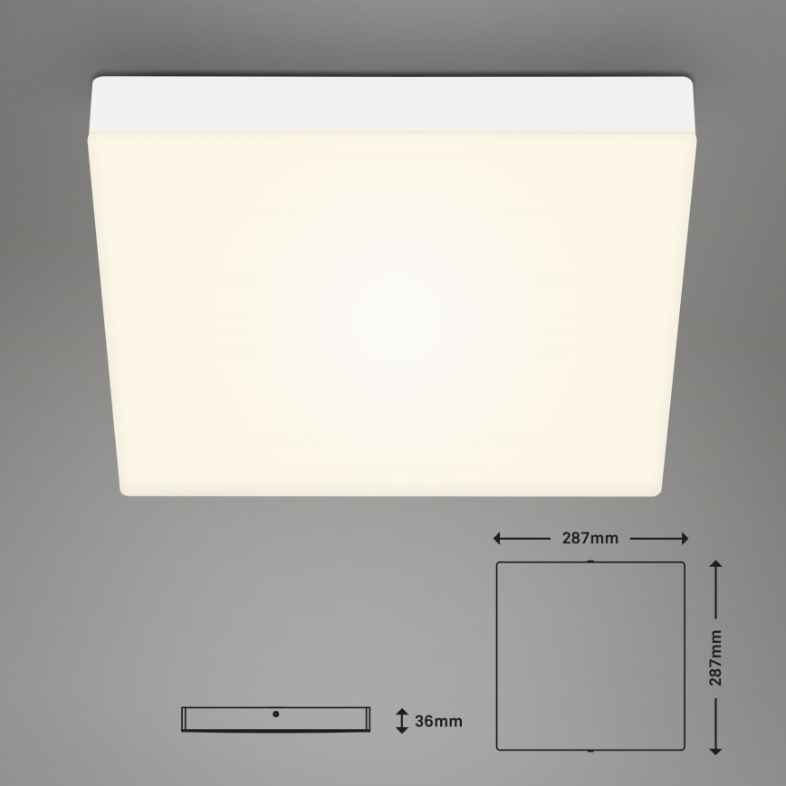 Briloner 7071016 - Plafón LED FLAME LED/21W/230V blanco