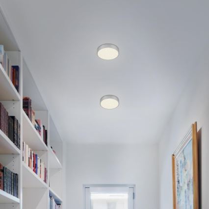 Briloner 7072-414 - Plafón LED STAR SKY LED/11W/230V 4000K diá. 15 cm plata