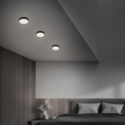 Briloner 7072-415 - Plafón LED STAR SKY LED/11W/230V 4000K diá. 15 cm negro