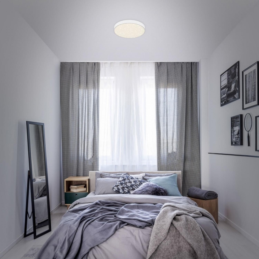 Briloner 7074-416 - Plafón LED STAR SKY LED/21W/230V 4000K diá. 28 cm blanco