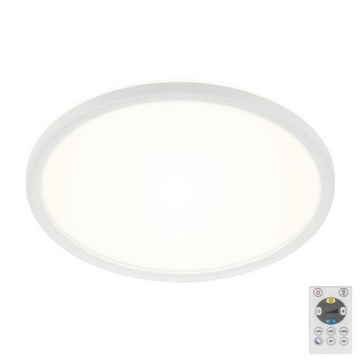 Briloner 7079-016 - Plafón LED regulable SLIM LED/18W/230V 2700-6500K + control remoto