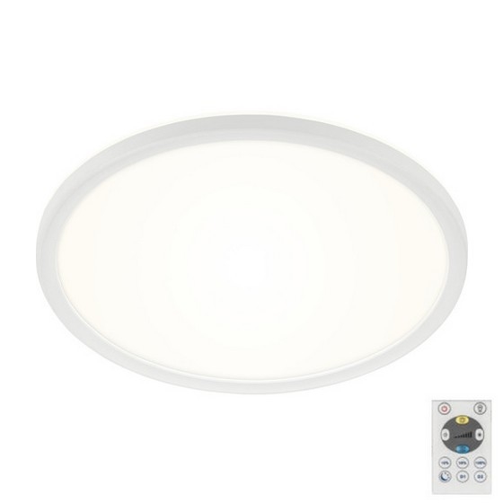 Briloner 7079-016 - Plafón LED regulable SLIM LED/18W/230V 2700-6500K + control remoto
