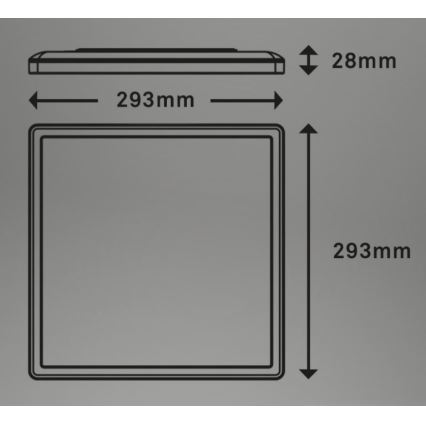 Briloner 7081-015 - Plafón LED regulable SLIM LED/18W/230V 2700-6500K + control remoto