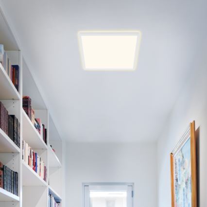 Briloner 7081-016 - Plafón LED regulable SLIM LED/18W/230V 2700-6500K + mando a distancia