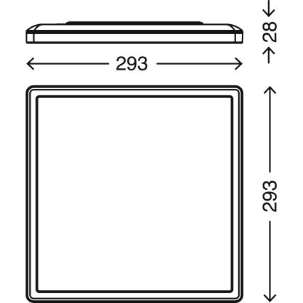 Briloner 7081-016 - Plafón LED regulable SLIM LED/18W/230V 2700-6500K + mando a distancia