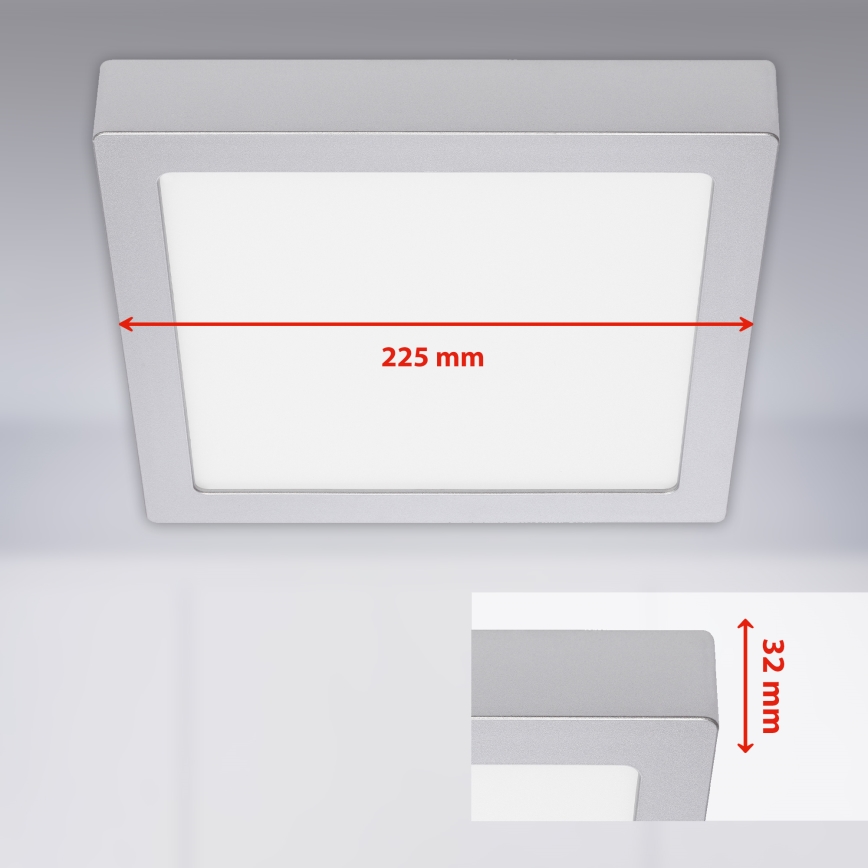 Briloner 7118-414 - Plafón LED FIRE LED/16,5W/230V 4000K
