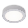 Briloner 7122-014 - Plafón LED de techo FIRE, 11W/230V, 3000K, Ø 17 cm, plateado