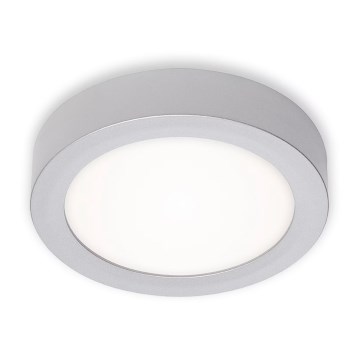 Briloner 7122-014 - Plafón LED de techo FIRE, 11W/230V, 3000K, Ø 17 cm, plateado