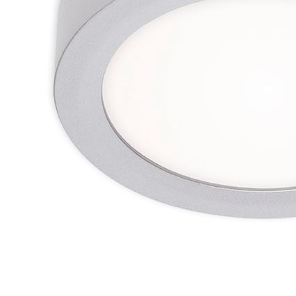 Briloner 7122-014 - Plafón LED de techo FIRE, 11W/230V, 3000K, Ø 17 cm, plateado