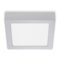 Briloner 7123-414 - Plafón LED FIRE LED/12W/230V plata
