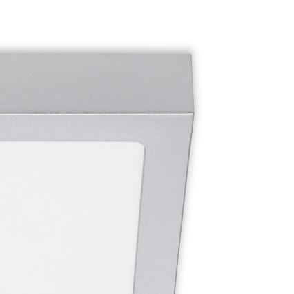 Briloner 7123-414 - Plafón LED FIRE LED/12W/230V plata